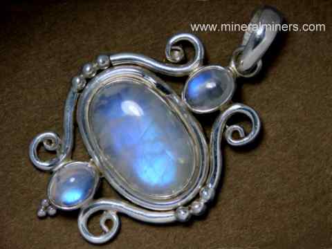 Moonstone Pendants