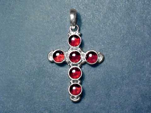 Gemstone Cross Pendants