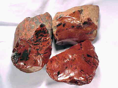 Obsidian Lapidary Rough: natural color rainbow & mahogany obsidian lapidary grade rough