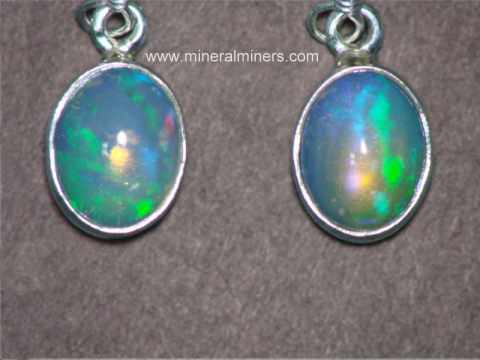 Opal Earrings