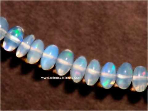 Genuine Natural Ethiopian Welo Fire Opal Plain 40.20 Crt Bead beautiful Necklace Opal Gemstone JewelryNecklace 5507 16 Inches length