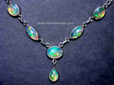 Ethiopian Opal Necklace – trilogiela