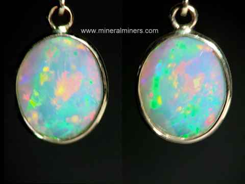 Opal Earrings