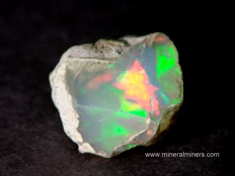 Welo Opal Gem Rough: fine lapidary grade Ethiopian opal rough