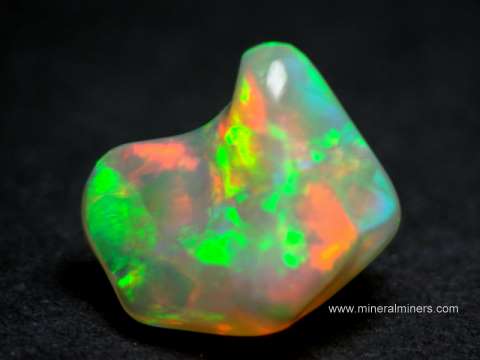 natural gemstones 8mm Trillion Cut Super Rainbow Electric Ethiopian Fire Welo Opal Pair Best Price Best gem stones