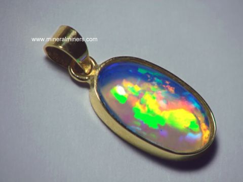 Ethiopian Opal Pendant