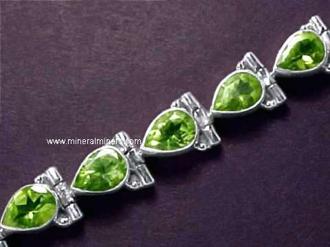 Peridot bracelets