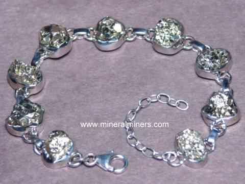 Pyrite Threaded Bracelet – Studd Muffyn