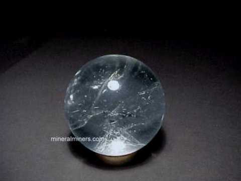 * HUGE 100% CLEAR REAL QUARTZ CRYSTAL BALL 110MM USA US FAST 2-5 DAY DELIVERY 