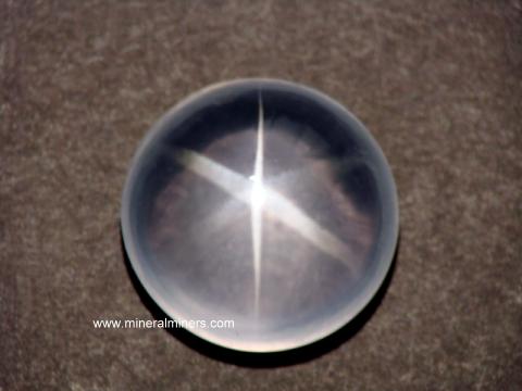 Quartz Crystal Gemstones: large faceted gems of natural rock crystal quartz & star quartz gemstones