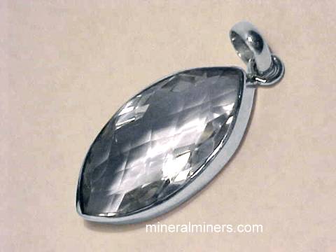 Natural Rock Crystal Quartz Jewelry