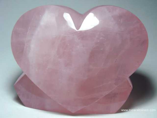 Rose Quartz Heart
