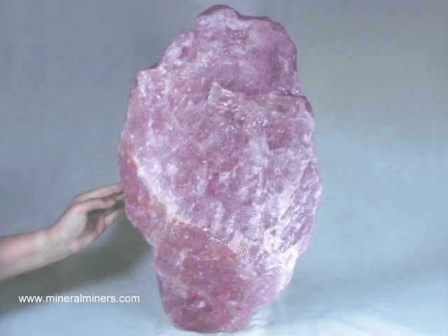 Large Rose Quartz Decorator Mineral Specimens