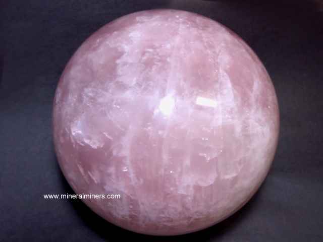 Large Rose Quartz Sphere