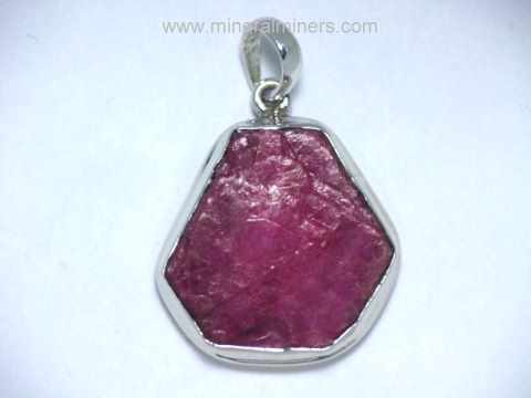 Ruby Pendant: Ruby Crystal Pendants