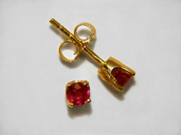 Ruby Earrings Genuine Click On Any Genuine Ruby Earring Image Below To Enlarge It