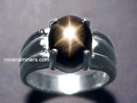 Black Star Sapphire Ring