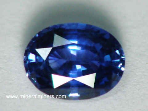 Unheated Blue Sapphire Gemstone
