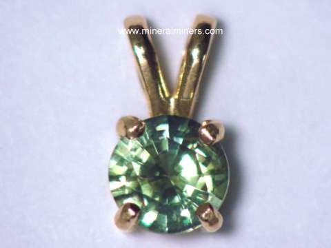 Green Sapphire Jewelry and Earrings