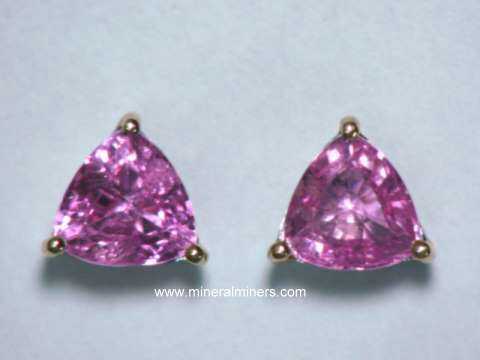 Buy PINK SAPPHIRE DIAMOND Necklace Pink Sapphire Pendant Gold Online in  India 