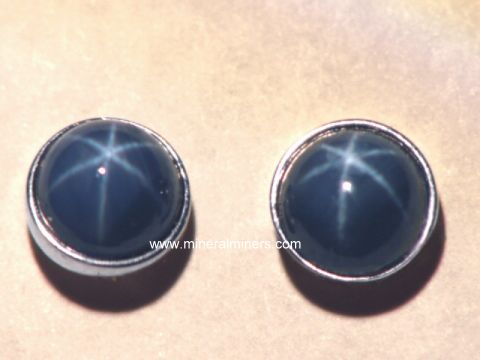 Star Sapphire Earrings