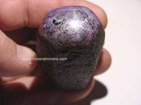 Star Sapphire Mineral Specimens: natural star sapphire crystals