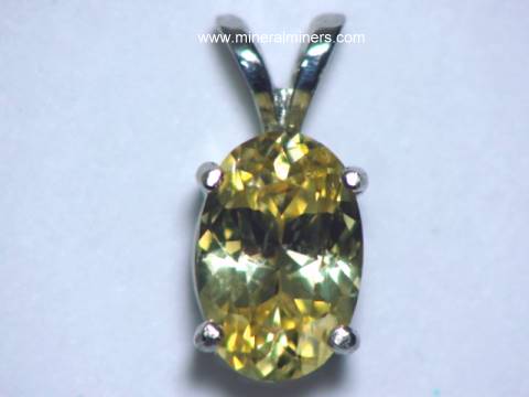 Yellow Sapphire Necklace