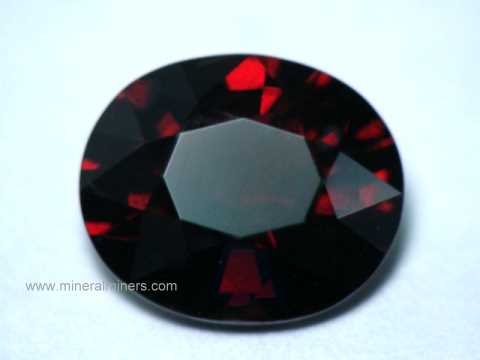 Red Spessartite Garnet Gemstone