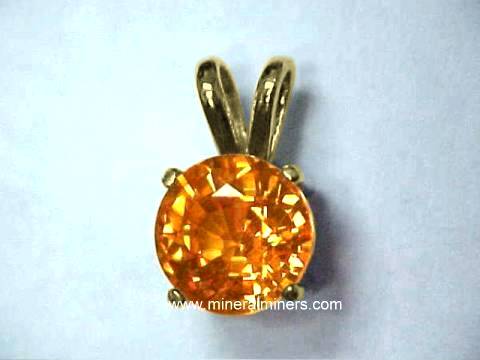 Mandarin Spessartite Garnet Jewelry