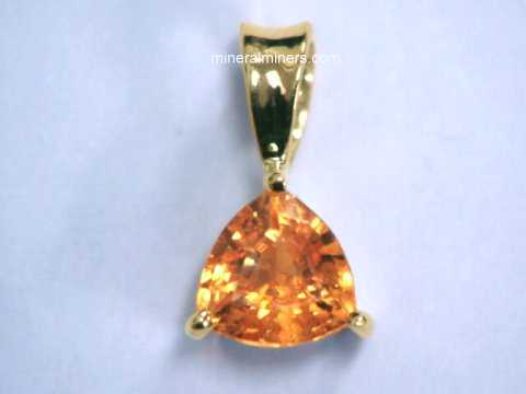 Mandarin Spessartite Garnet Jewelry