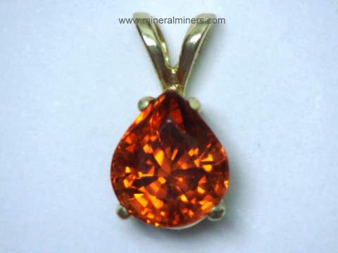 Spessartite Garnet Jewelry