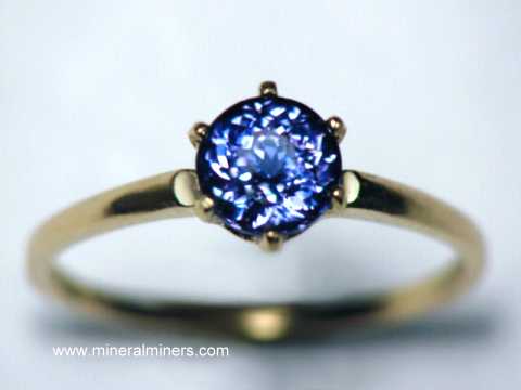 Indigo Spinel Ring