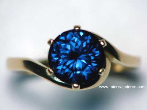 Natural Blue Spinel Ring
