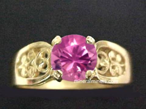 Natural Pink Spinel Ring