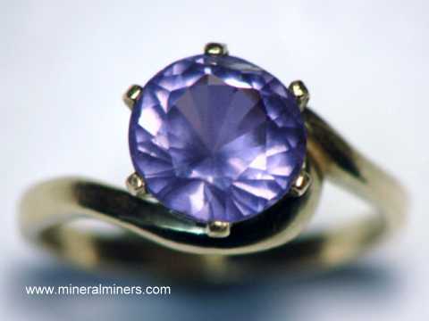 Natural Purple Spinel Ring