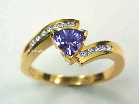 Tanzanite 18k Gold Rings