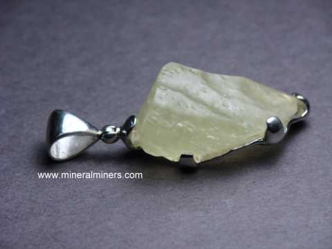 Libyan Desert Glass Tektite Jewelry