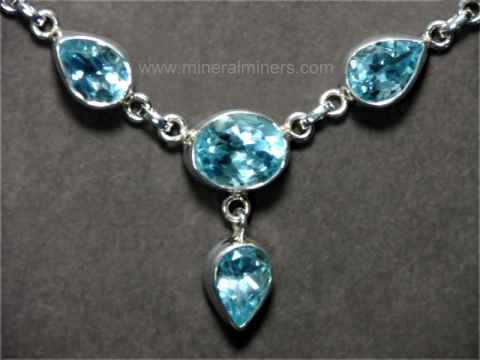 Blue Topaz Jewelry Sky BLue Topaz Pendants Rings Bracelets and