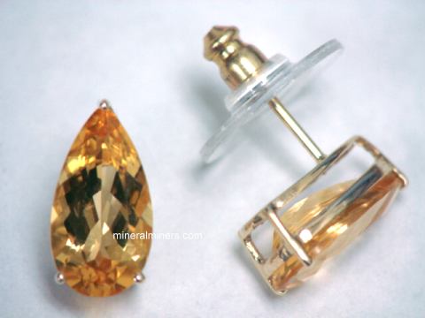 Imperial Topaz Earrings