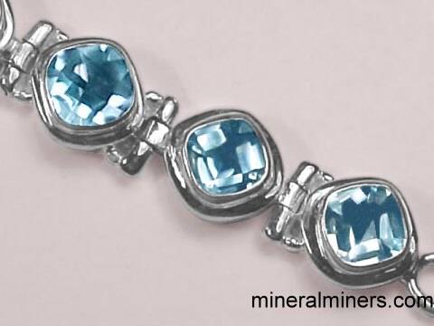 Blue Topaz Bracelets