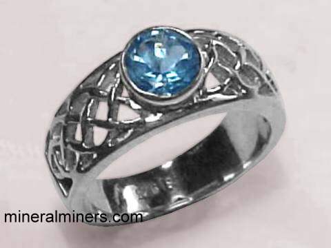 Blue Topaz Rings