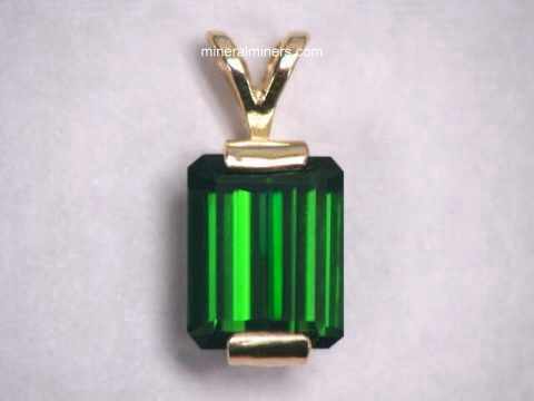 Green Tourmaline Pendant