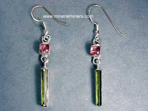 Multi-Color Tourmaline Earrings