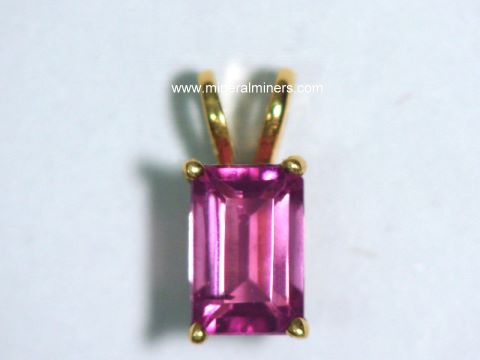 Pink Tourmaline Pendant