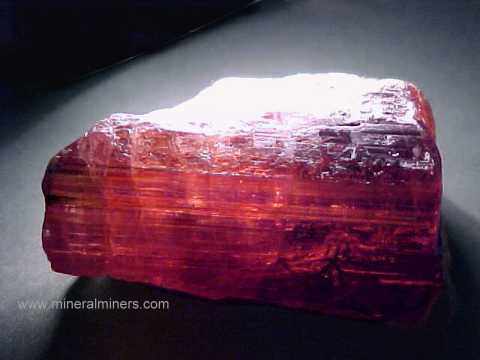 Rubellite Tourmaline Lapidary Rough