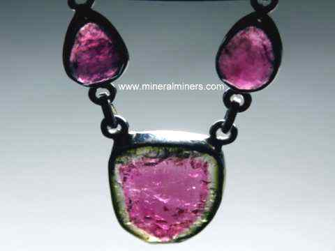 Watermelon Tourmaline Jewelry