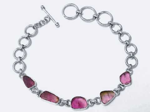 Pink Tourmaline Bracelets