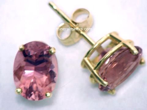 Sunset Tourmaline Earrings