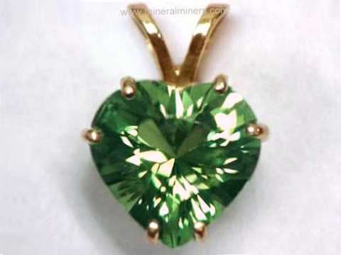 Green Tourmaline Pendant