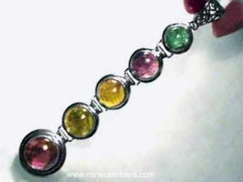 Multi Color Tourmaline Gemstone Jewelry